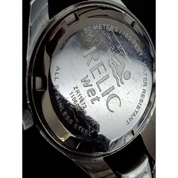 Vintage RELIC WET Stainless Steel Date Women's Watch - Picture 4 of 6